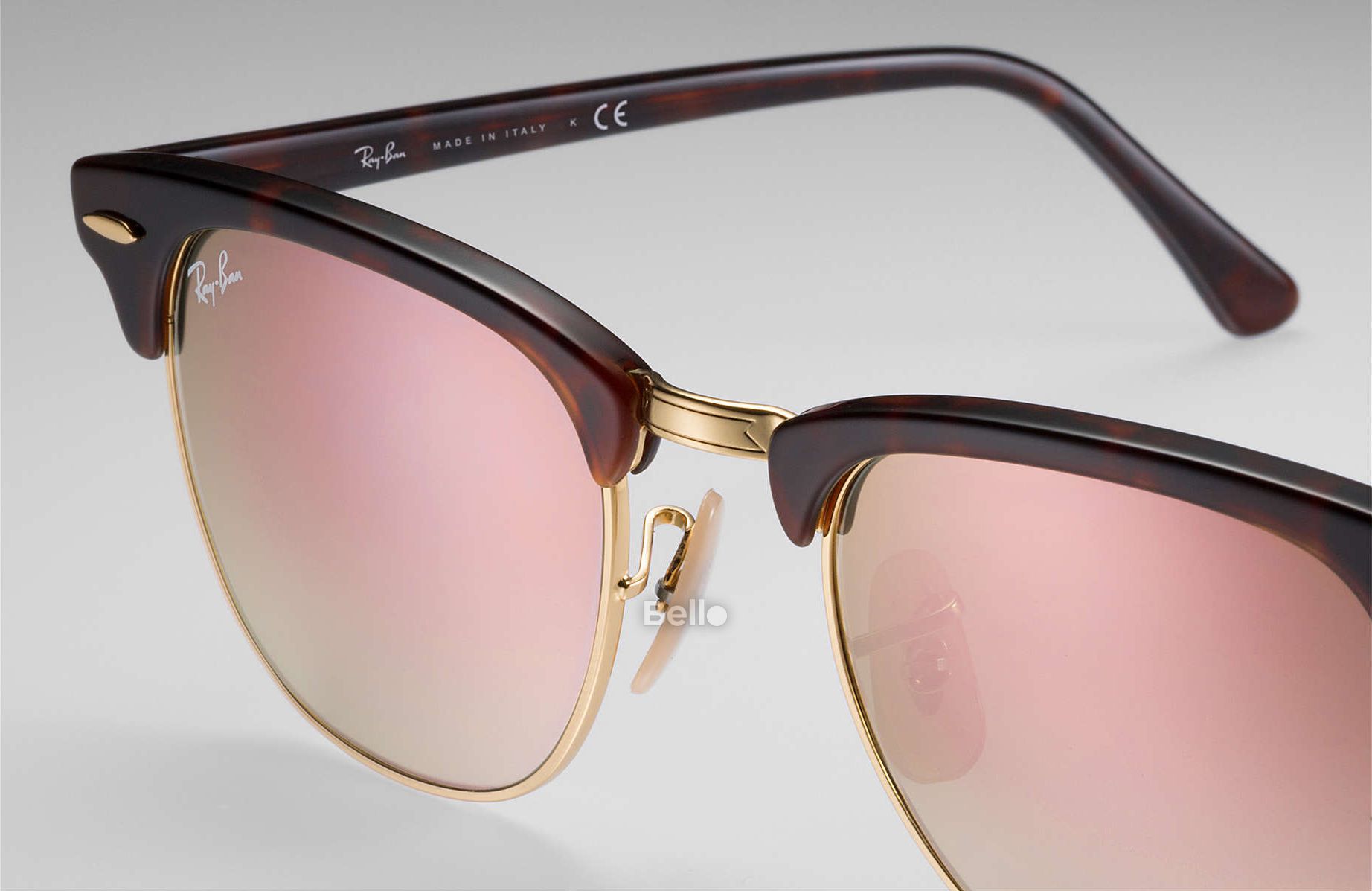 RB3016 990/7O Kính râm Ray-Ban chính hãng Ray-Ban Clubmaster Flash Lenses Gradient