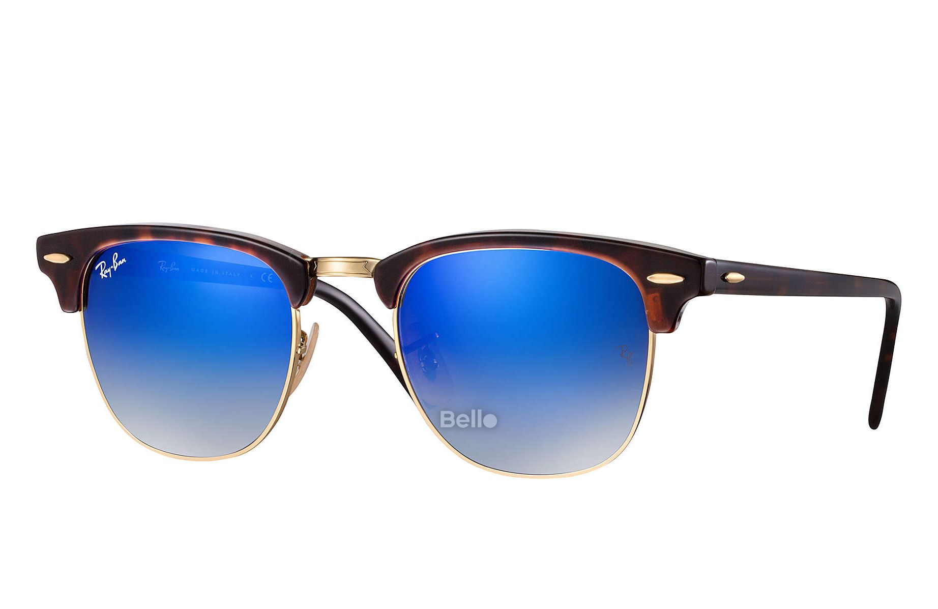 RB3016 990/7Q Kính râm Ray-Ban chính hãng Ray-Ban Clubmaster Flash Lenses Gradient