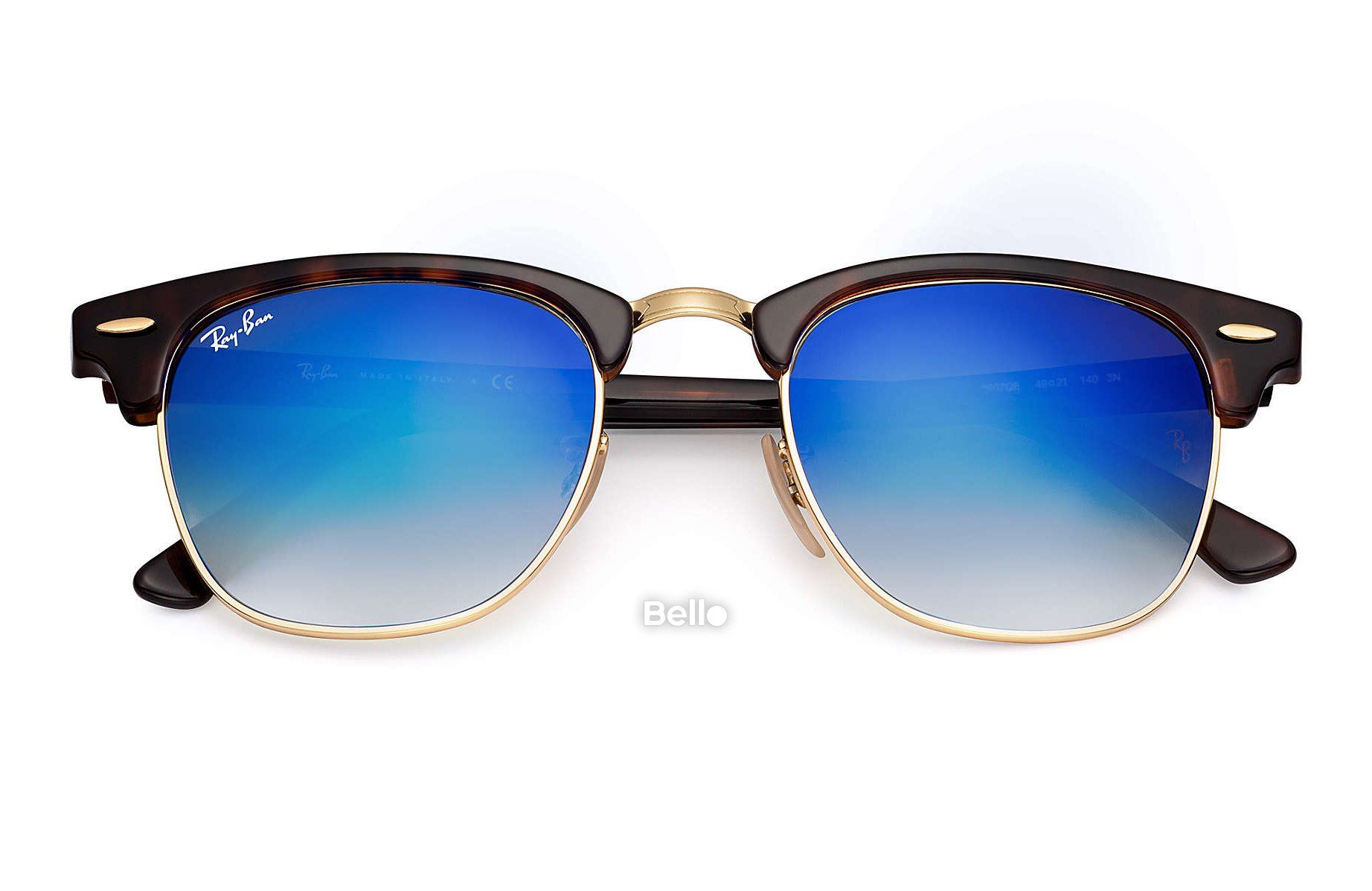 RB3016 990/7Q Kính râm Ray-Ban chính hãng Ray-Ban Clubmaster Flash Lenses Gradient