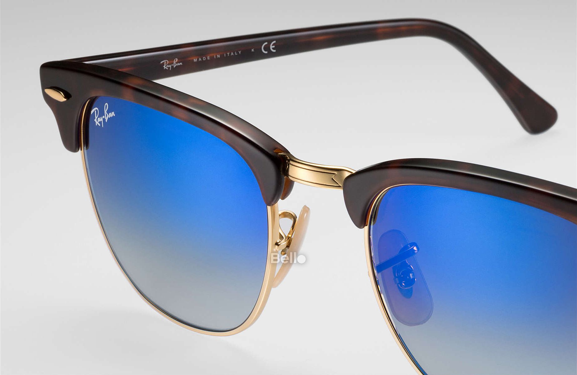 RB3016 990/7Q Kính râm Ray-Ban chính hãng Ray-Ban Clubmaster Flash Lenses Gradient
