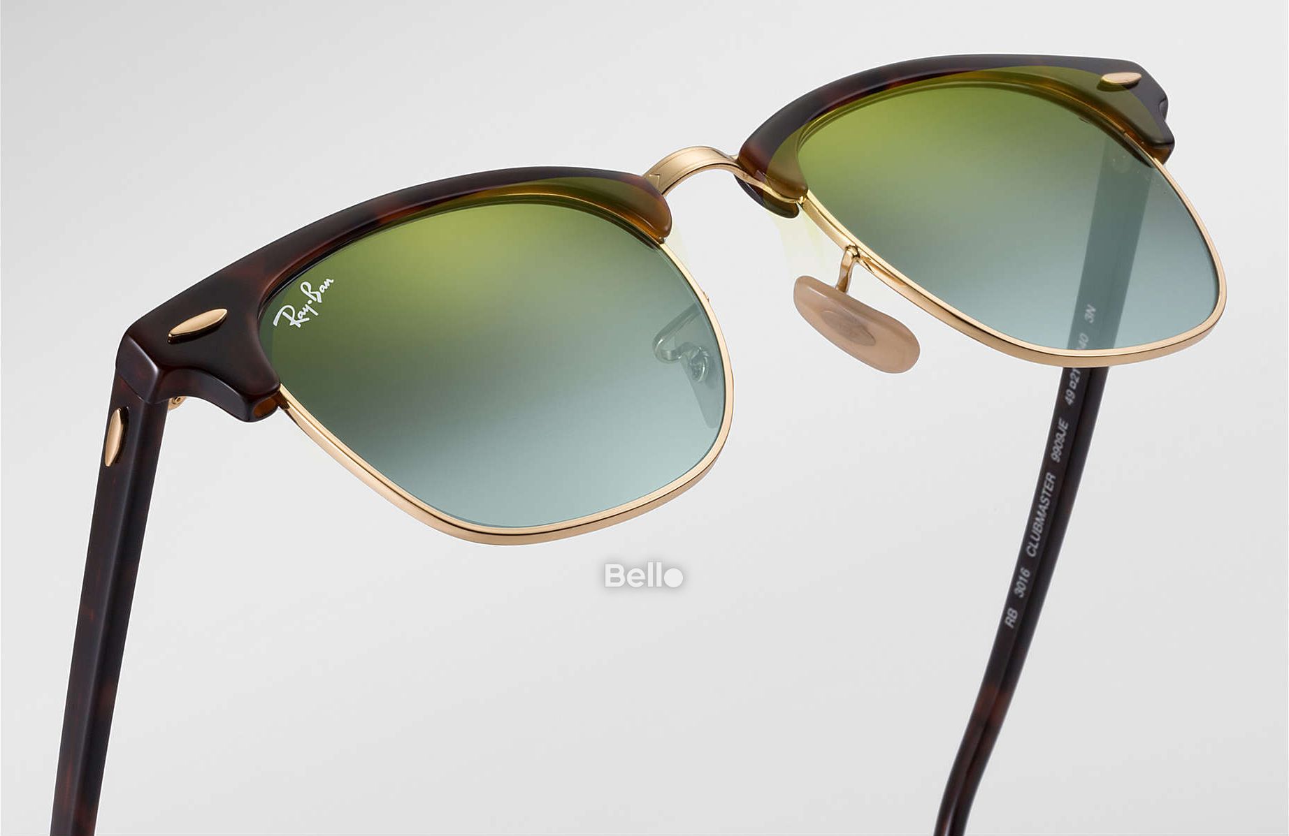 RB3016 990/9J Kính râm Ray-Ban chính hãng Ray-Ban Clubmaster Flash Lenses Gradient