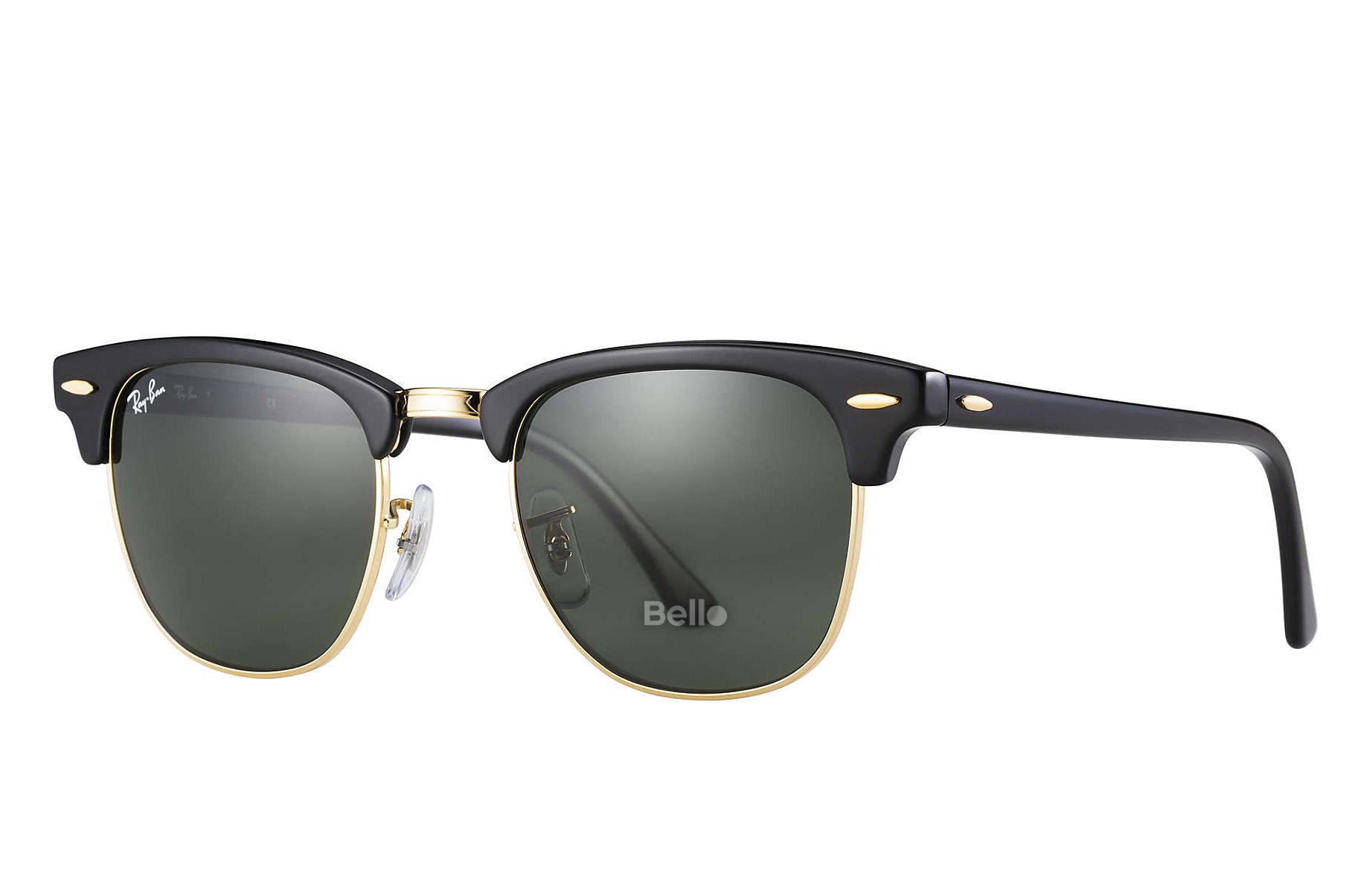 RB3016 W0365 Kính râm Ray-Ban chính hãng Ray-Ban Clubmaster Classic Gọng đen, mắt xanh đen G-15