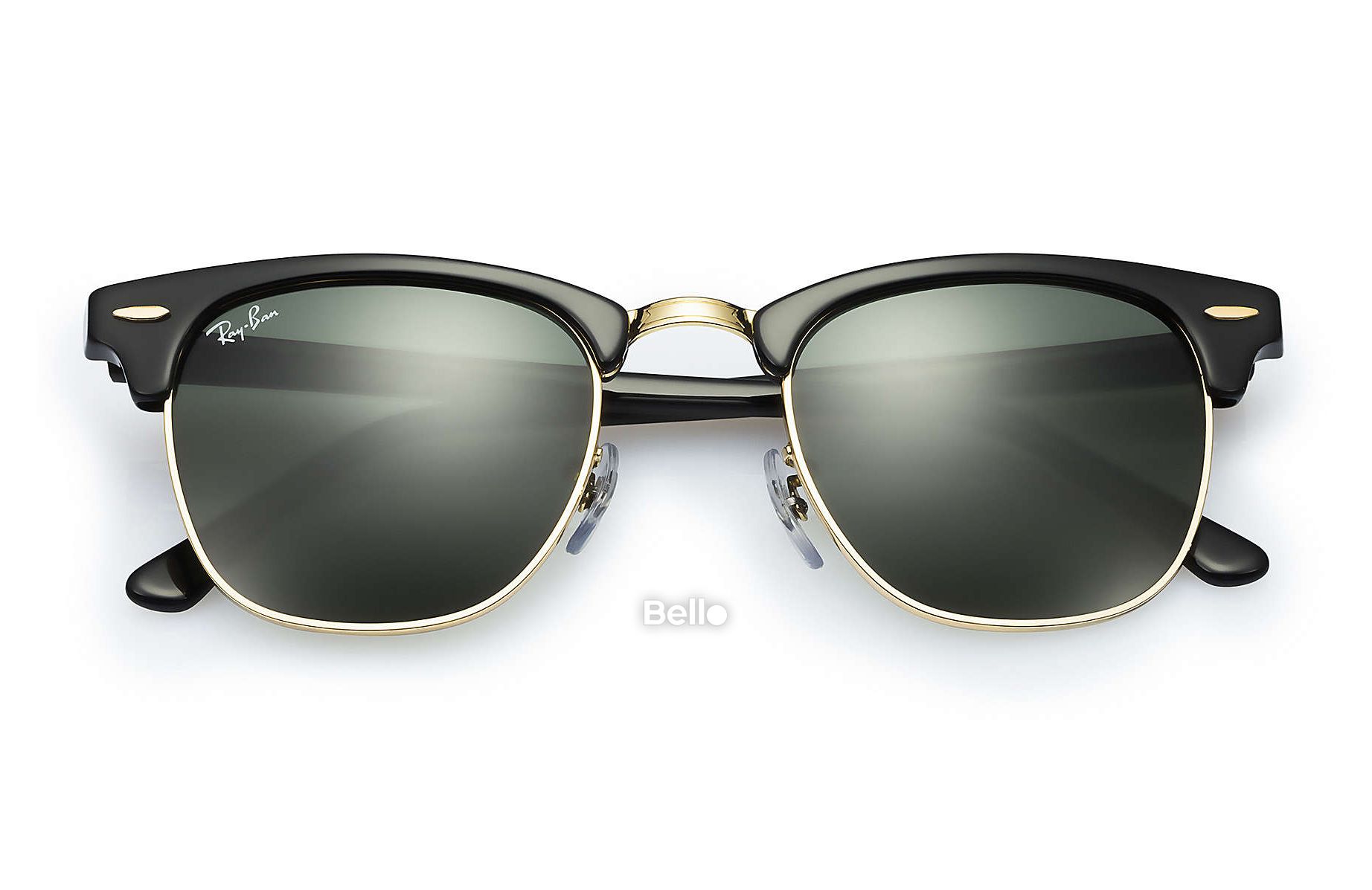 RB3016 W0365 Kính râm Ray-Ban chính hãng Ray-Ban Clubmaster Classic Gọng đen, mắt xanh đen G-15