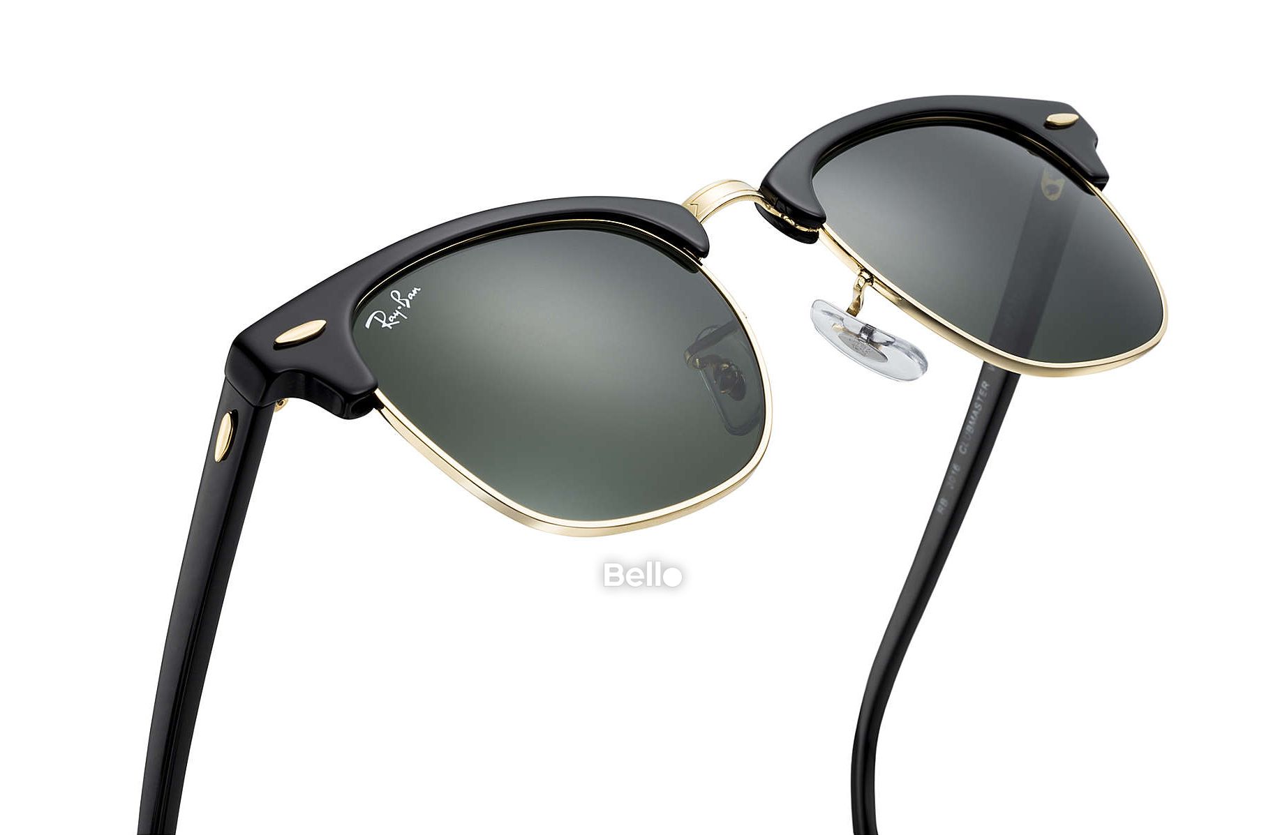 RB3016 W0365 Kính râm Ray-Ban chính hãng Ray-Ban Clubmaster Classic Gọng đen, mắt xanh đen G-15