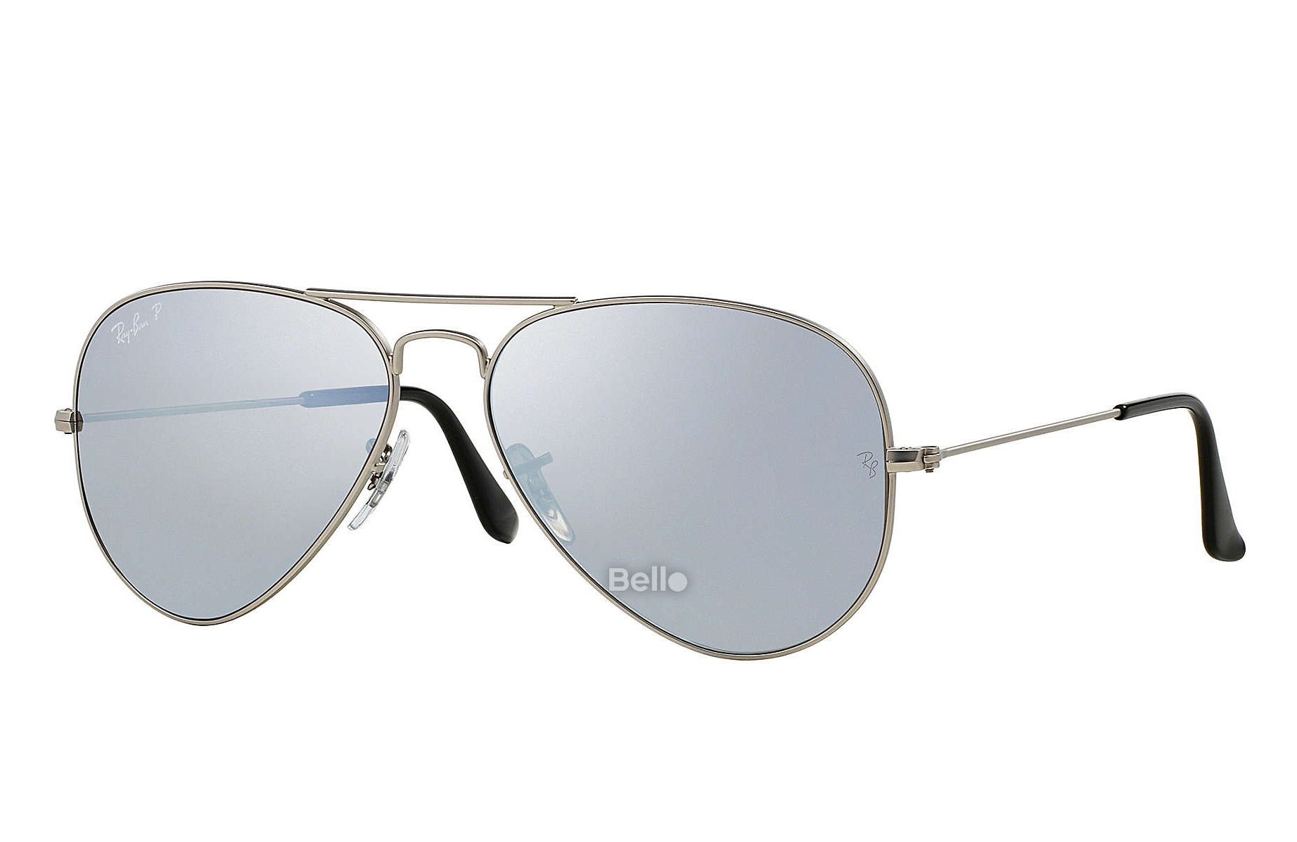 RB3025 019/W3 Kính râm Ray-Ban chính hãng Ray-Ban Aviator Flash Lenses Polarized