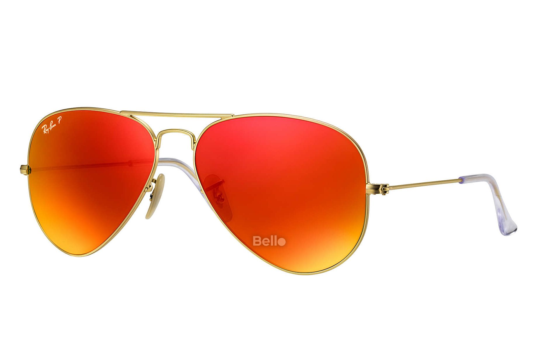RB3025 112/4D Kính râm Ray-Ban chính hãng Ray-Ban Aviator Flash Lenses