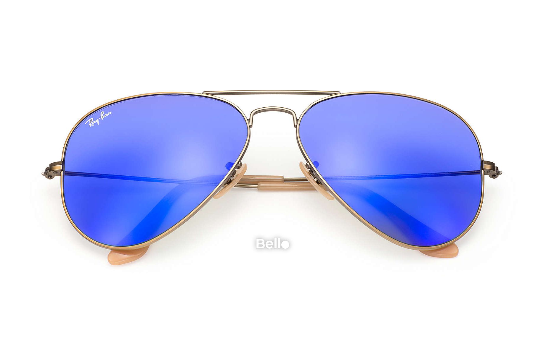 RB3025 167/68 Kính râm Ray-Ban chính hãng Ray-Ban Aviator Flash Lenses