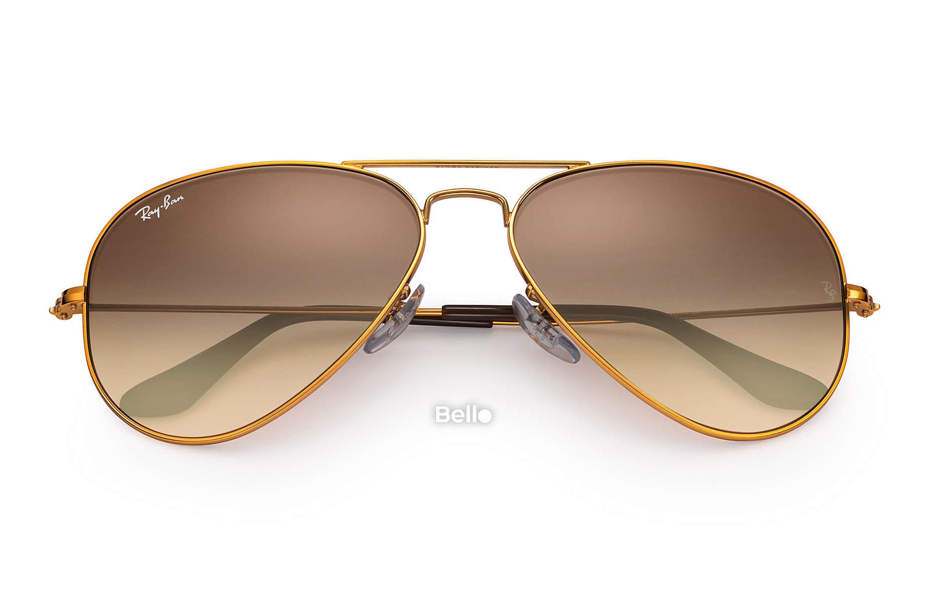 RB3025 9001/A5 Kính râm Ray-Ban chính hãng Ray-Ban Aviator Gradient Gọng vàng, mắt nâu trà gradient