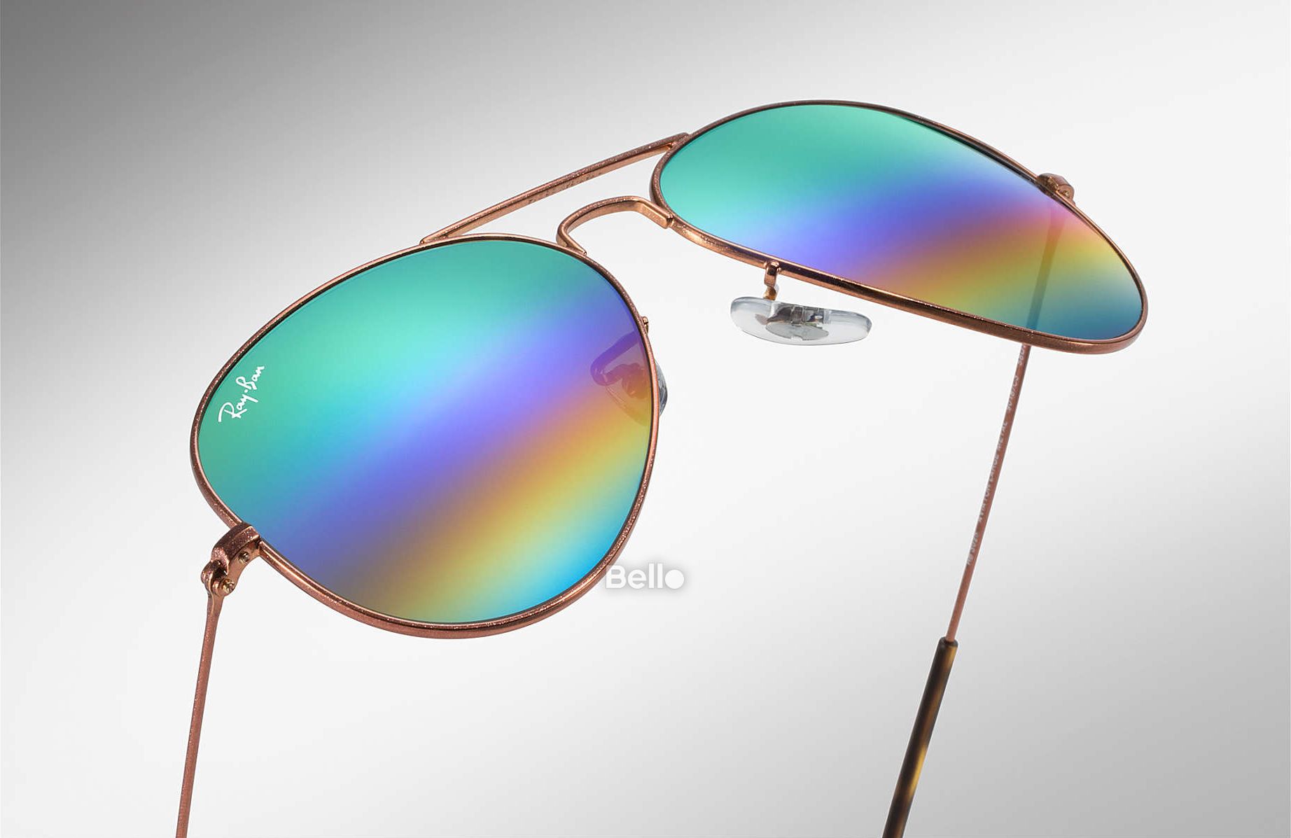 Ray-Ban Aviator Mineral Flash Lenses RB3025 9018/C3