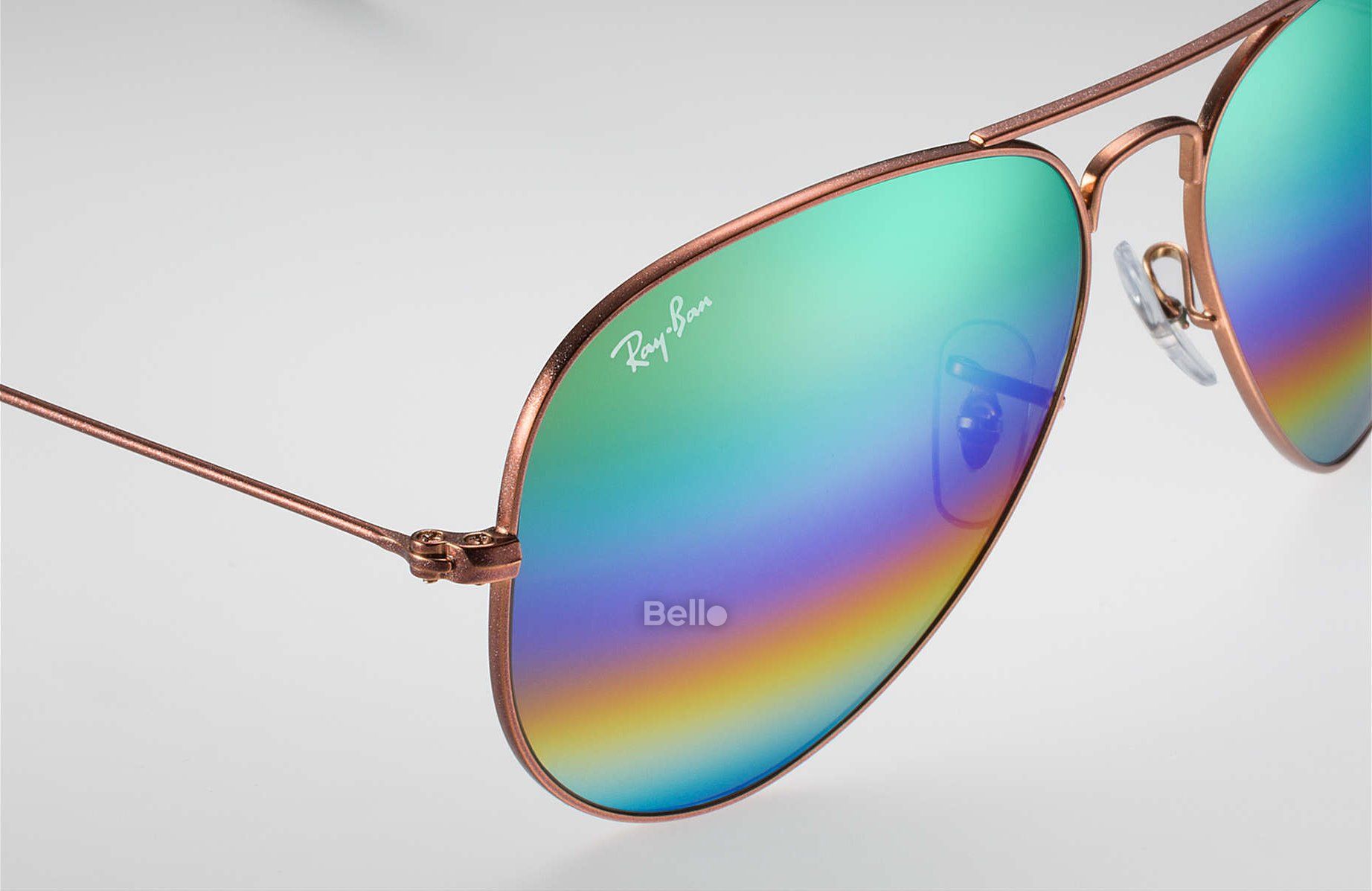 Ray-Ban Aviator Mineral Flash Lenses RB3025 9018/C3