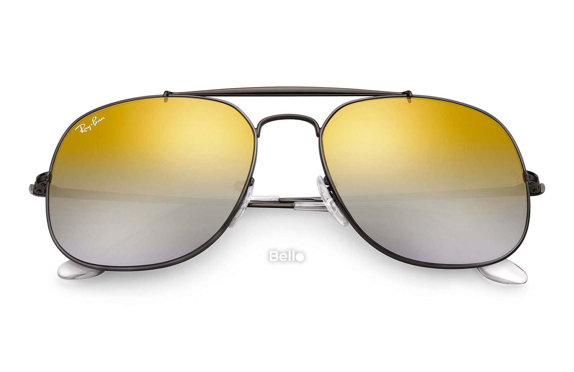 RB3561 004/I3 Kính râm Ray-Ban chính hãng Ray-Ban General Gọng màu thuốc súng, mắt tráng gương nâu gradient