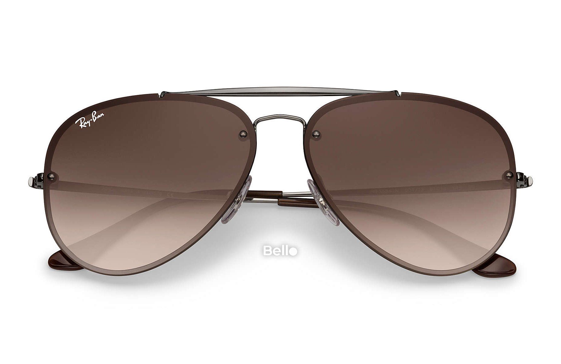 RB3584N 004/13 Kính râm Ray-Ban chính hãng Ray-Ban Blaze Aviator Gọng xám, mắt nâu gradient