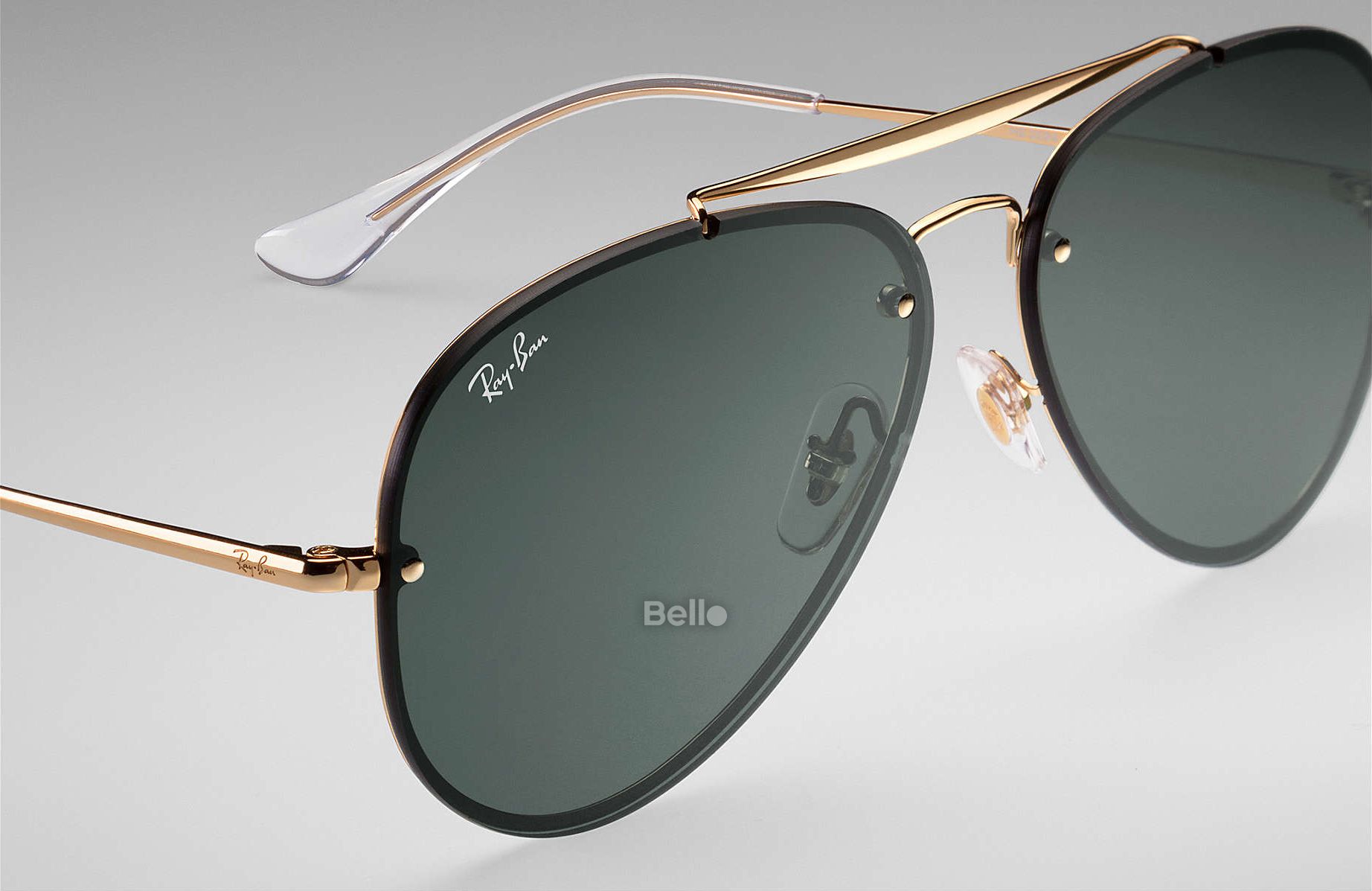 RB3584N 9050/71 Kính râm Ray-Ban chính hãng Ray-Ban Blaze Aviator Gọng vàng, mắt xanh G-15