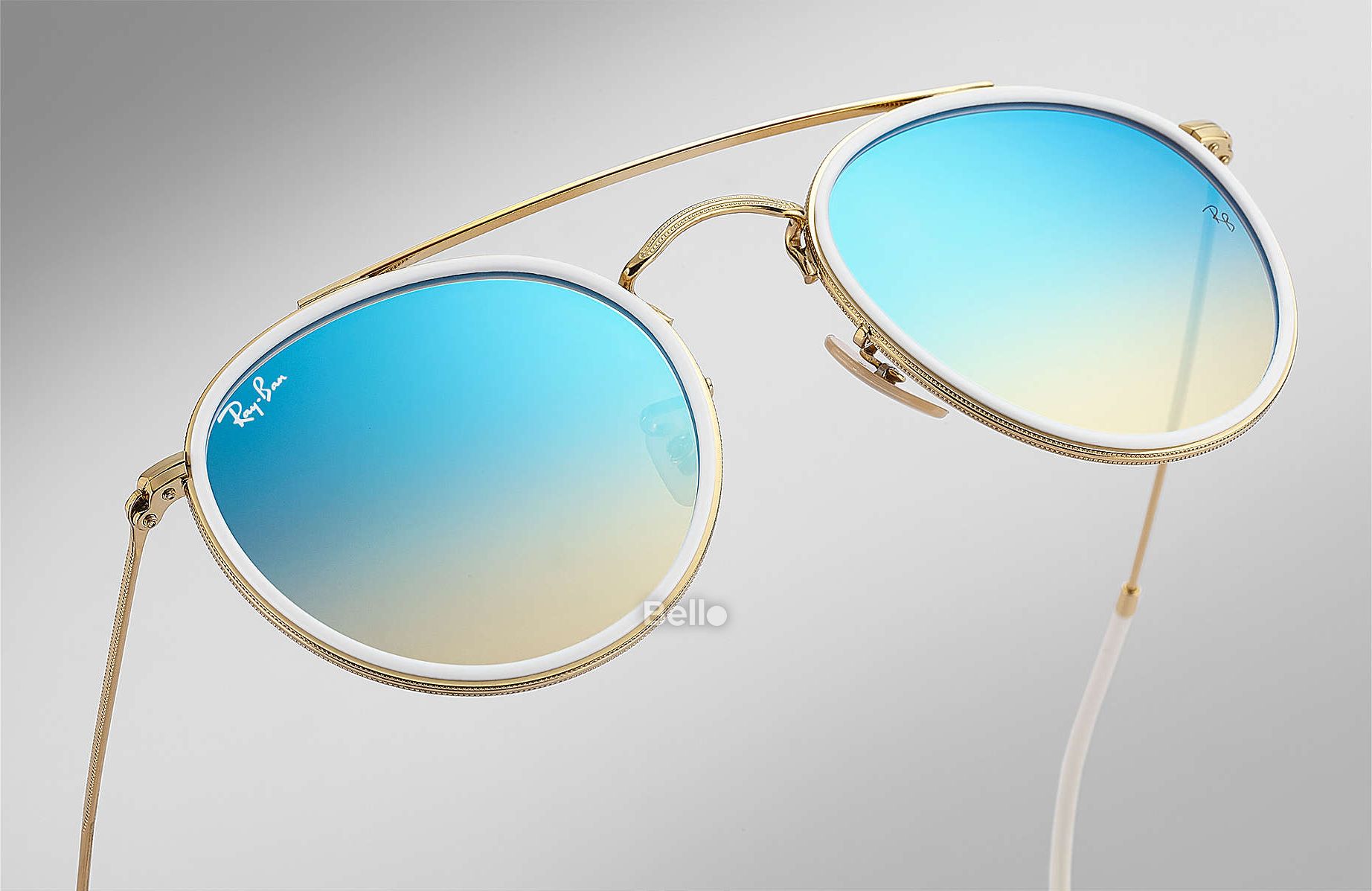 Ray-Ban Round Double Bridge RB3647N 001/4O