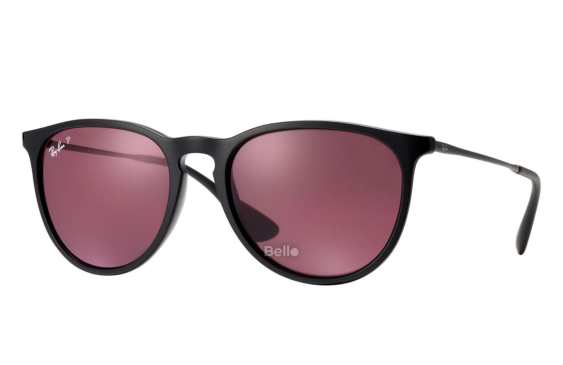 RB4171 601/5Q Kính râm Ray-Ban chính hãng Ray-Ban Erika Classic Gọng đen, mắt tráng gương hồng polarized