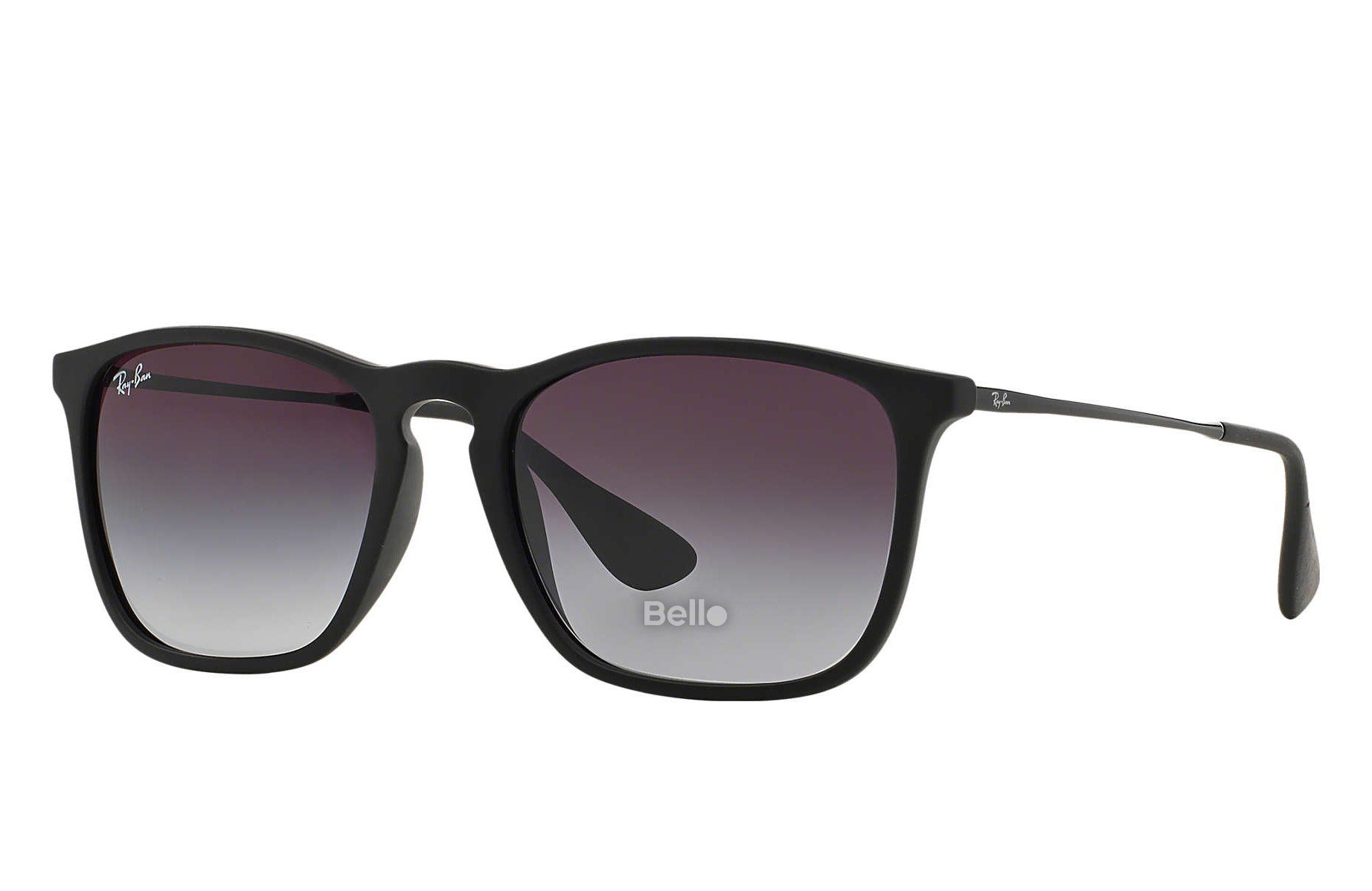 RB4187 622/8G Kính râm Ray-Ban chính hãng Ray-Ban Chris Gọng đen, mắt xám gradient