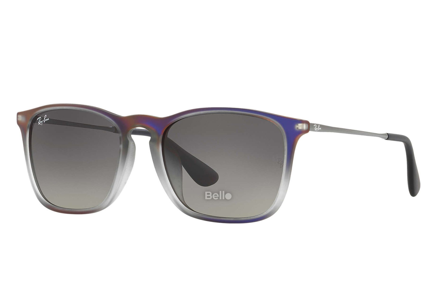 RB4187 6223/11 Kính râm Ray-Ban chính hãng Ray-Ban Chris Gọng tím, xám, mắt xám gradient