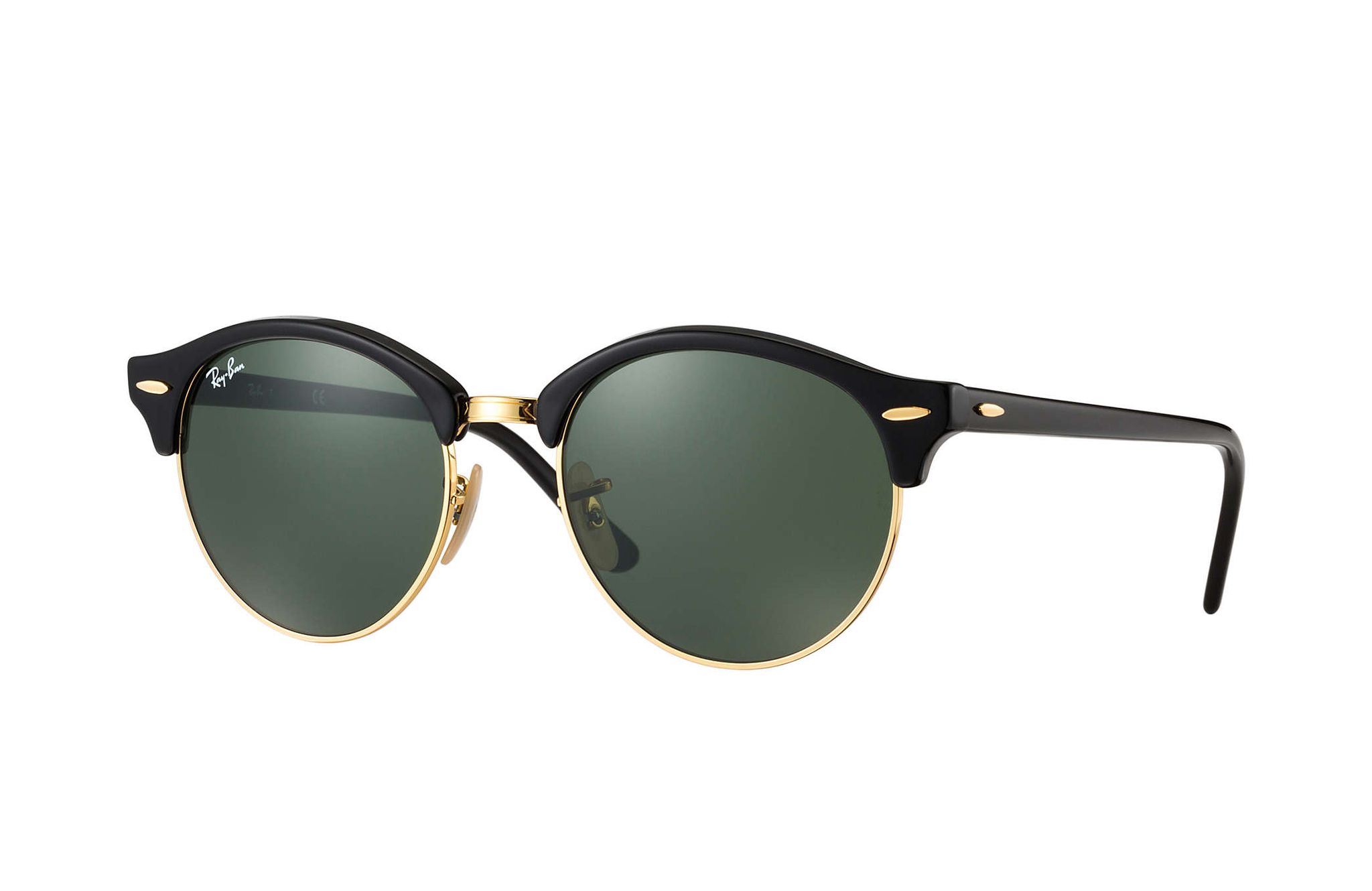 RB4246 901 51-19 Kính râm Ray-Ban chính hãng RAY-BAN CLUBMASTER gọng đen, mắt xanh G-15