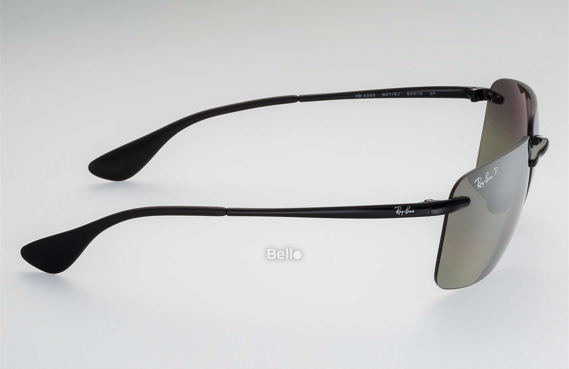RB4255 601/5J Kính râm Ray-Ban chính hãng Ray-Ban Chromance Gọng màu đen, mắt tráng gương bạc polarized chromance