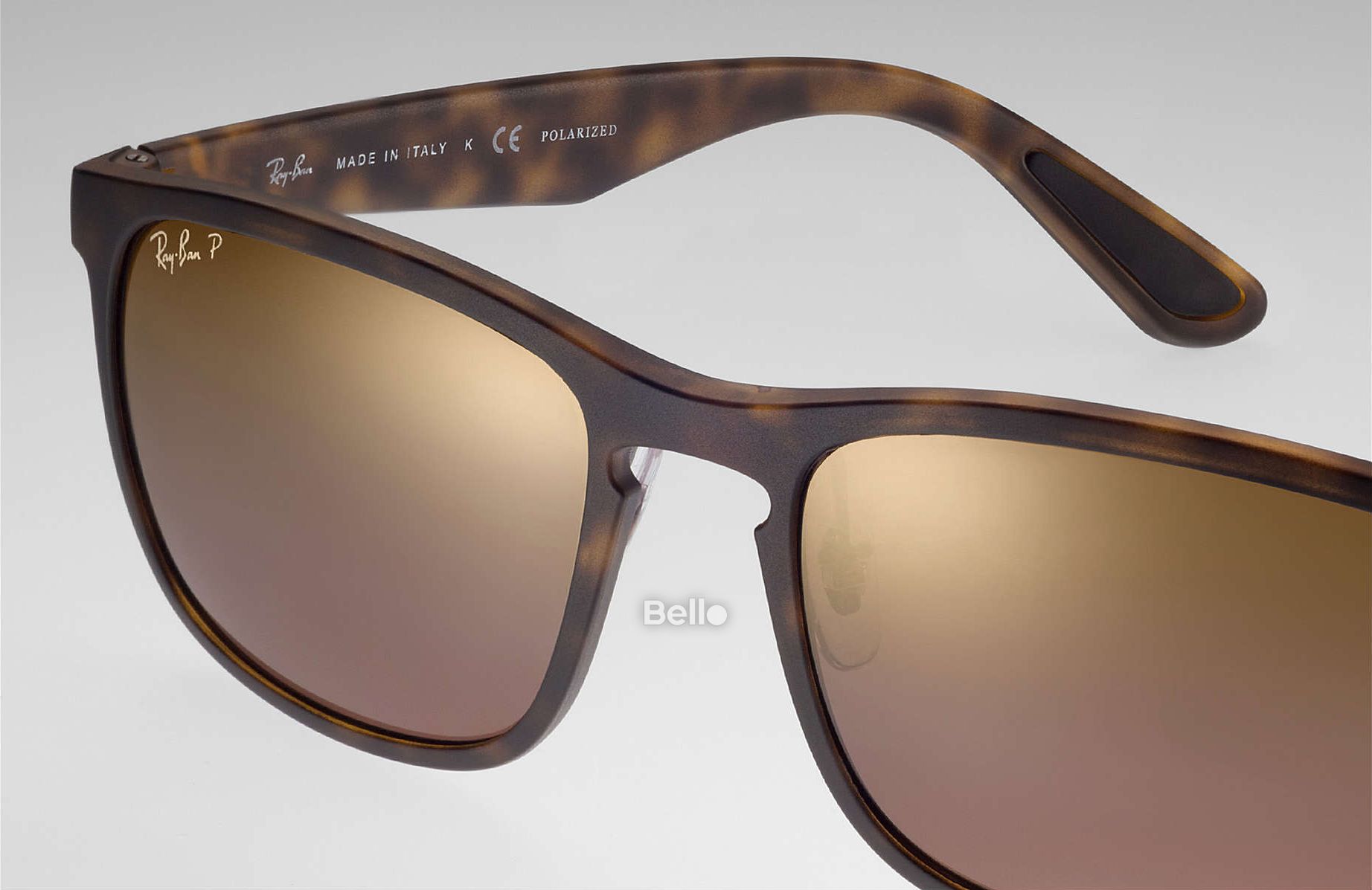 RB4264 894/6B Kính râm Ray-Ban chính hãng Ray-Ban Chromance Gọng đồi mồi, mắt tráng gương tím polarized chromance