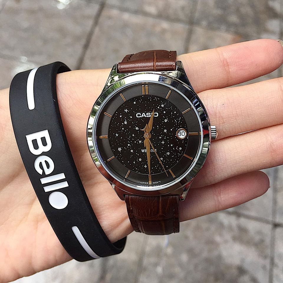 Đồng hồ Casio Nữ LTP-E141L-1A chính hãng, giá rẻ, Thay Pin Trọn Đời