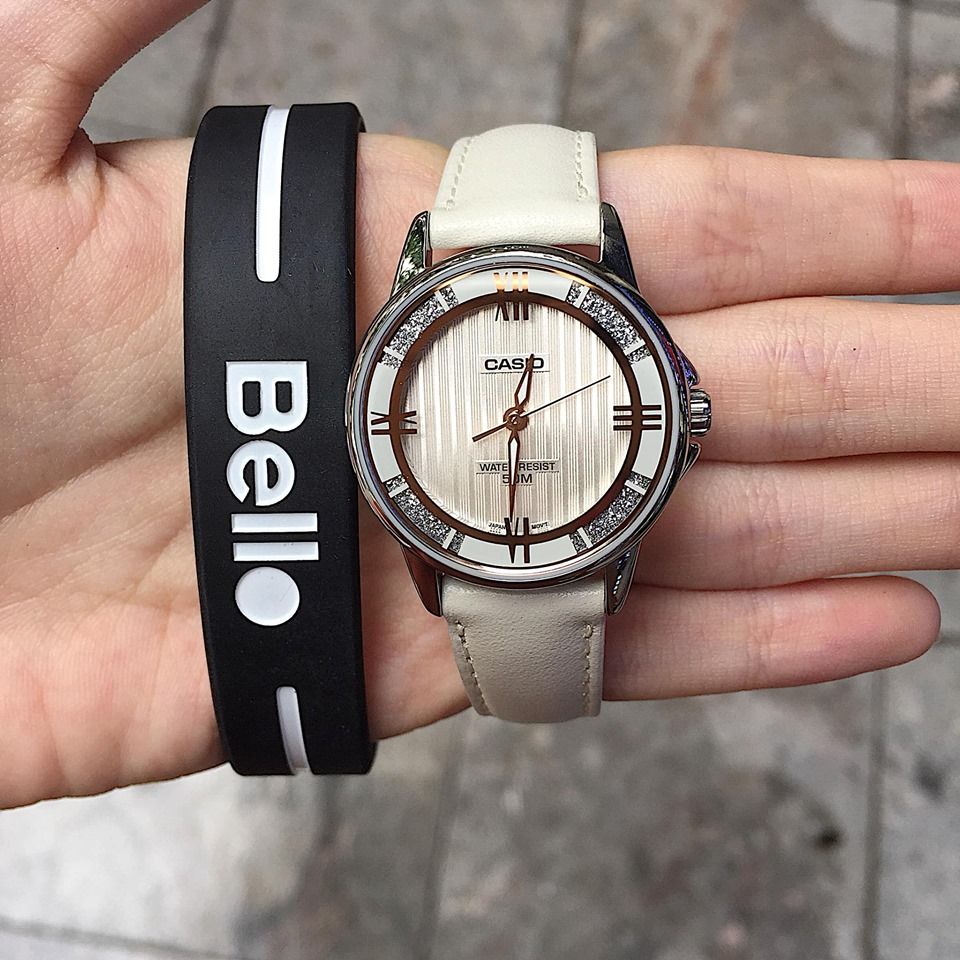 Đồng hồ Casio Nữ LTP-1391L-7A2 chính hãng, giá rẻ, Thay Pin Trọn Đời