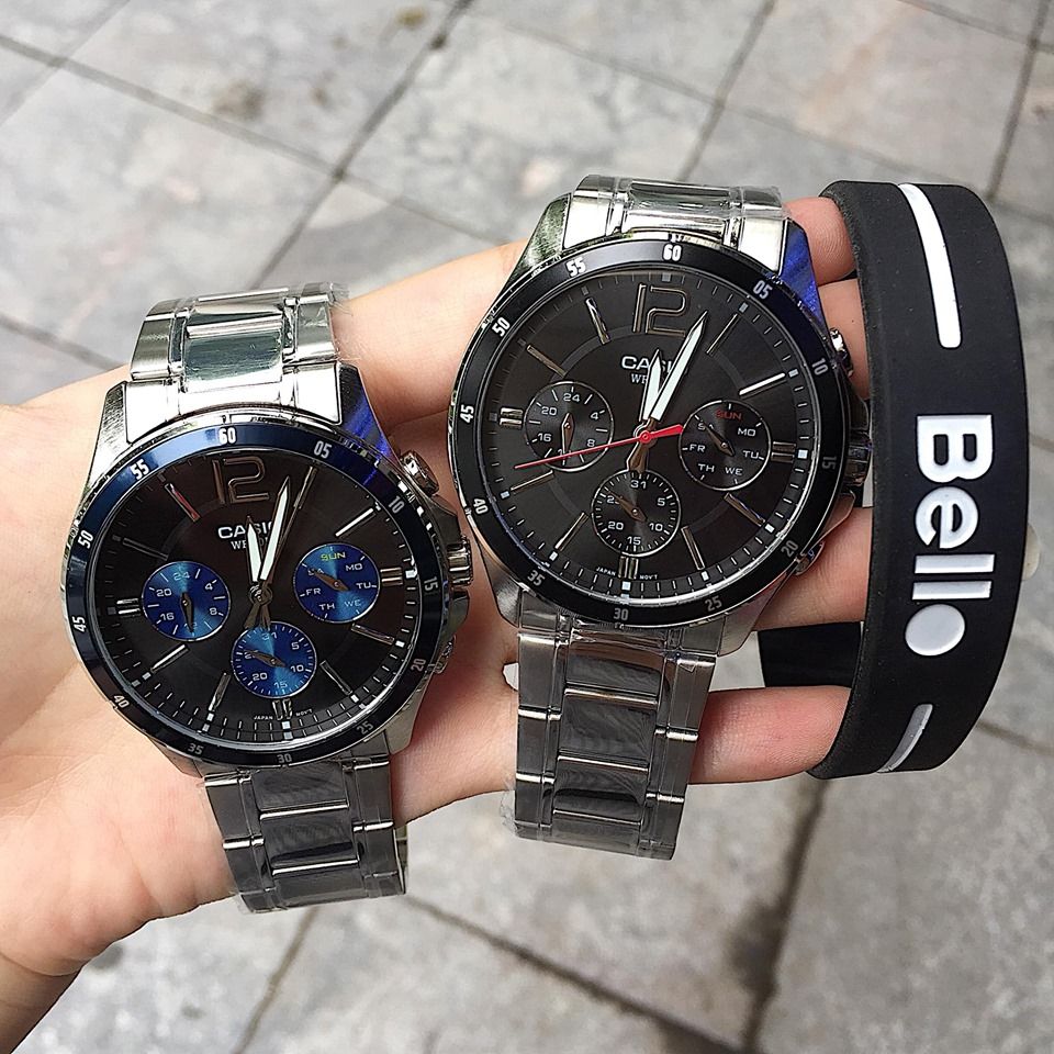 Đồng hồ Casio Nam MTP-1374D-2A chính hãng, giá rẻ, Thay Pin Trọn Đời