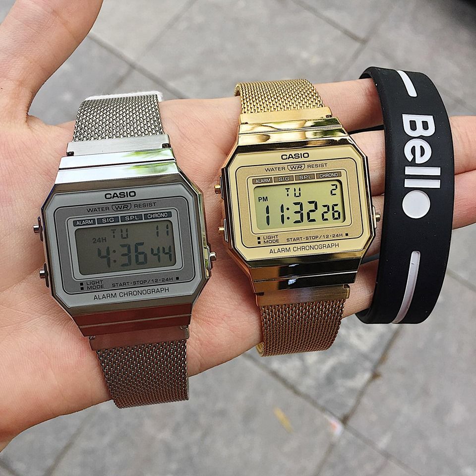 Đồng hồ Casio Nam Vintage A700WM-7A chính hãng, giá rẻ, Thay Pin Trọn Đời