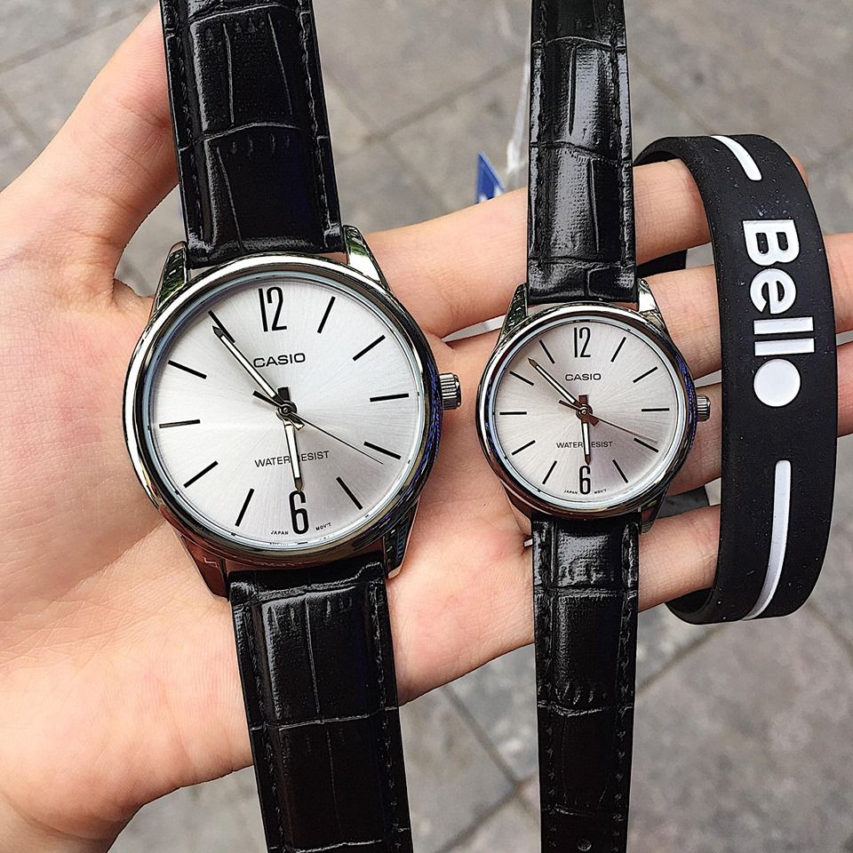 Đồng hồ Casio đôi MTP-V005L-7B & LTP-V005L-7B chính hãng, giá rẻ