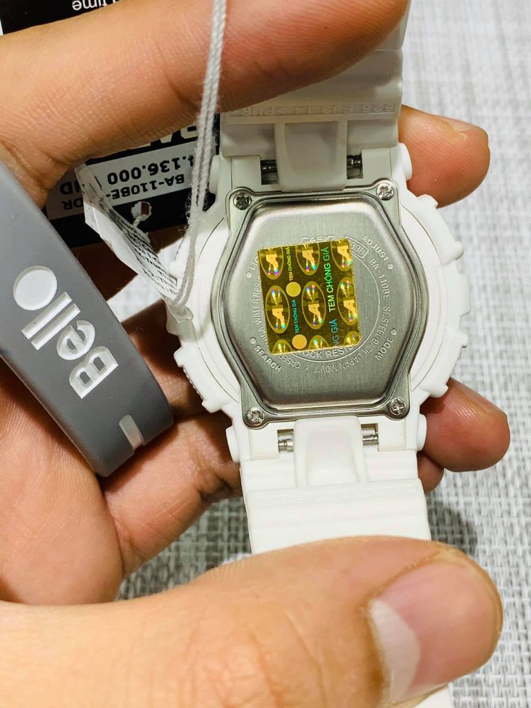  [Pin Miễn Phí Trọn Đời] BA-110BE-7A - Đồng hồ Casio Baby-G - Tem Vàng Chống Giả 