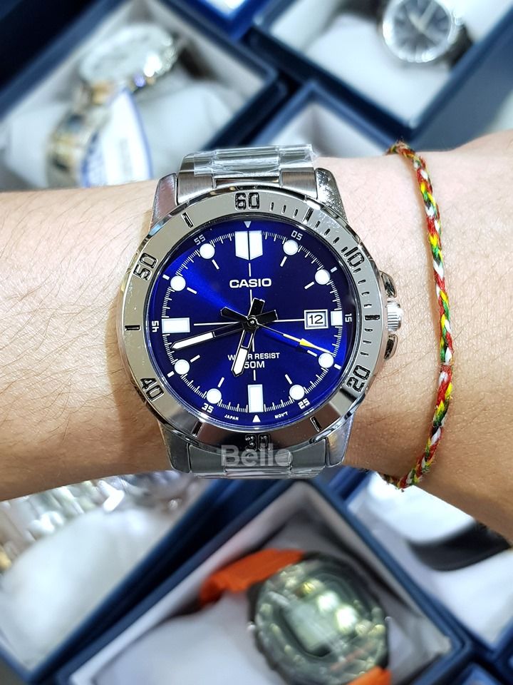 Đồng hồ Casio Nam MTP-VD01D-2E chính hãng, giá rẻ, Thay Pin Trọn Đời