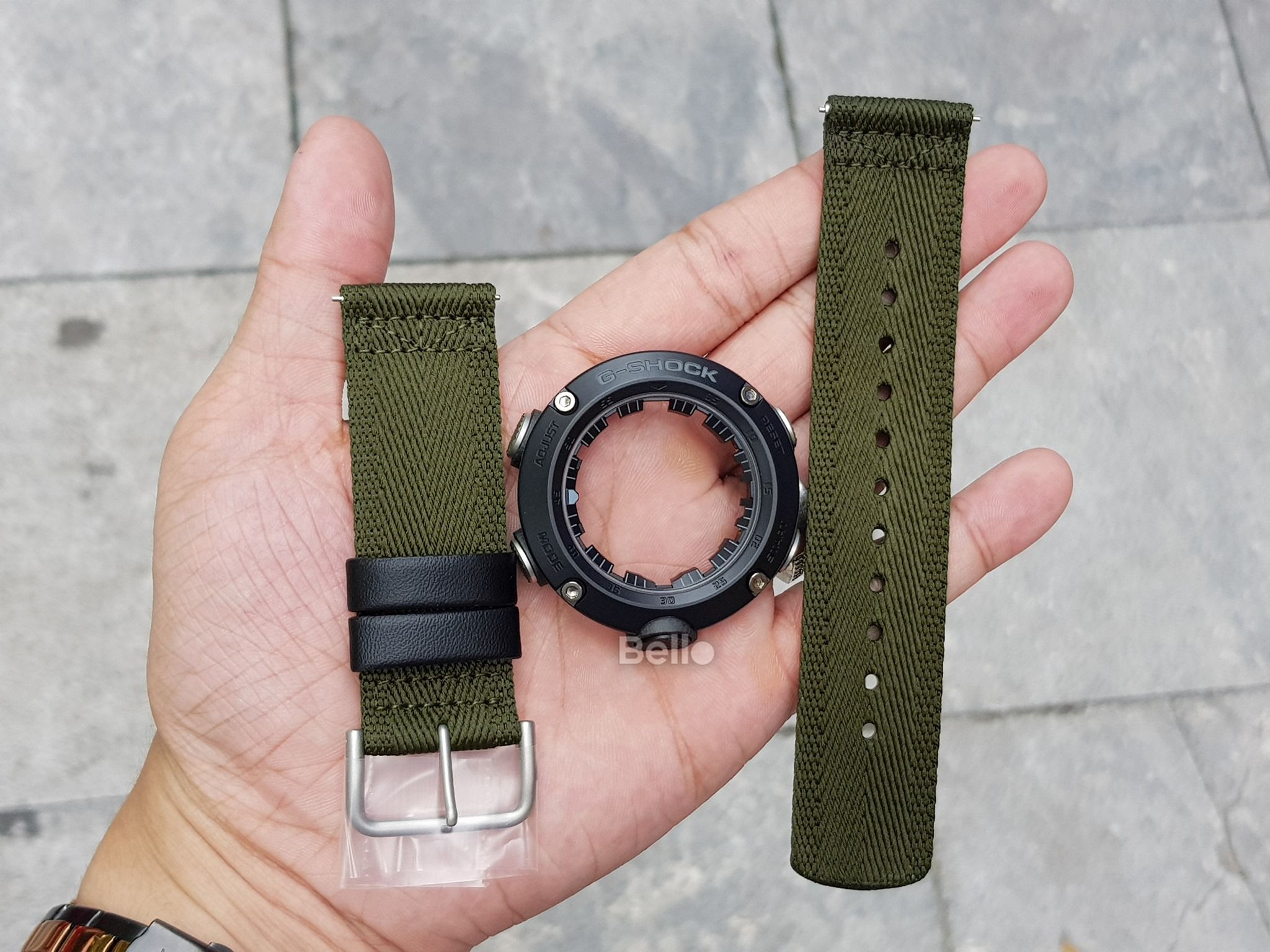 Dây Vỏ Casio G-Shock GA-2000E-4 dây vải