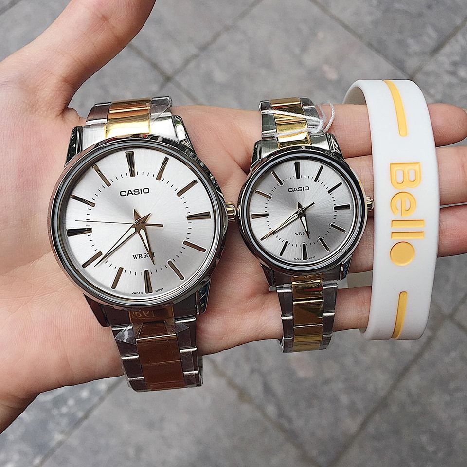 Đồng hồ Casio đôi MTP-1303SG-7A & LTP-1303SG-7A chính hãng, giá rẻ