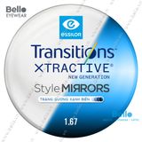  Essilor Transitions XTRActive New Generation Tráng Gương Xanh Biển 