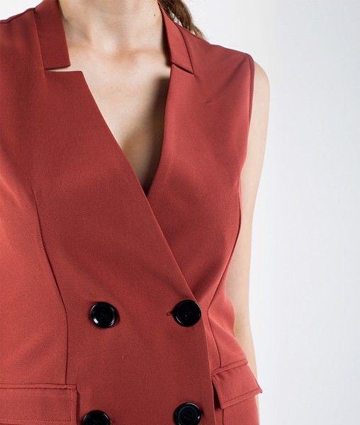 Đầm A Tuytsi Vest Sát Nách
