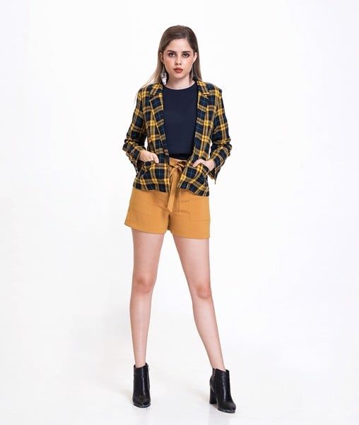 Áo Khoác Blazer Ngắn Tay Dài