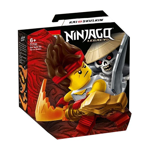 Đồ Chơi Lego Ninjago Đấu Trường Ninjago Kai Đối Đầu Skullin 71730