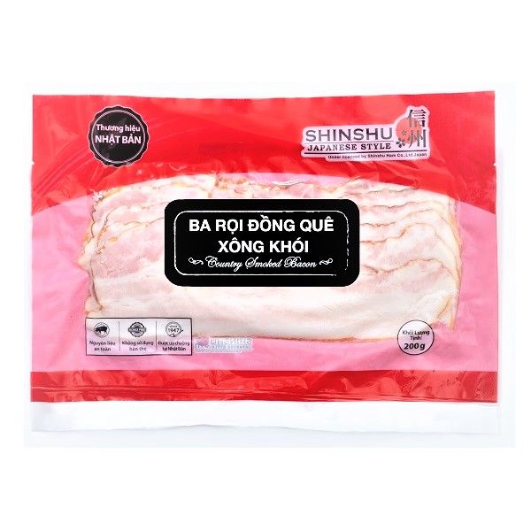 Ba Rọi Đồng Quê Xông Khói Shinshu 200g