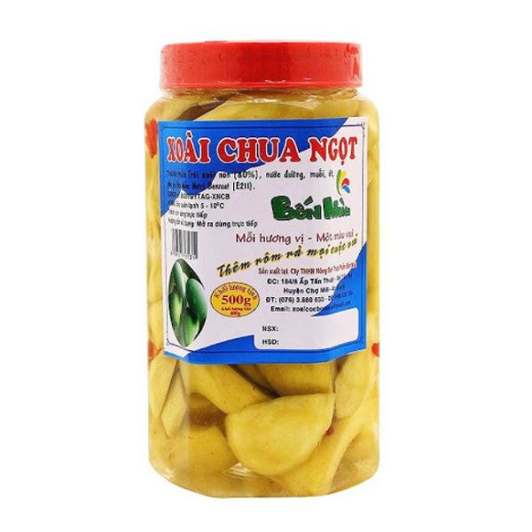 Xoài Chua Ngọt Bốn Mùa Hũ 500g