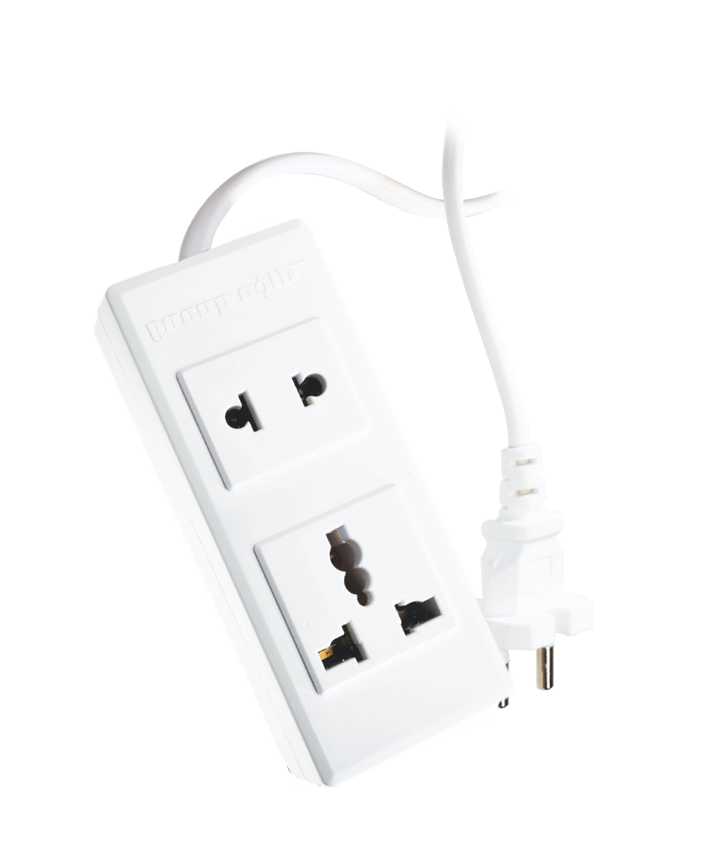 Ổ Cắm Điện Quang ĐQ 001A-02 (2 Lỗ Dây 5 Mét)