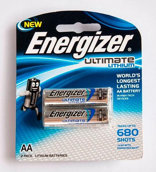 PIN AA ENERGIZER LITHIUM L91 BP2 VỈ 2
