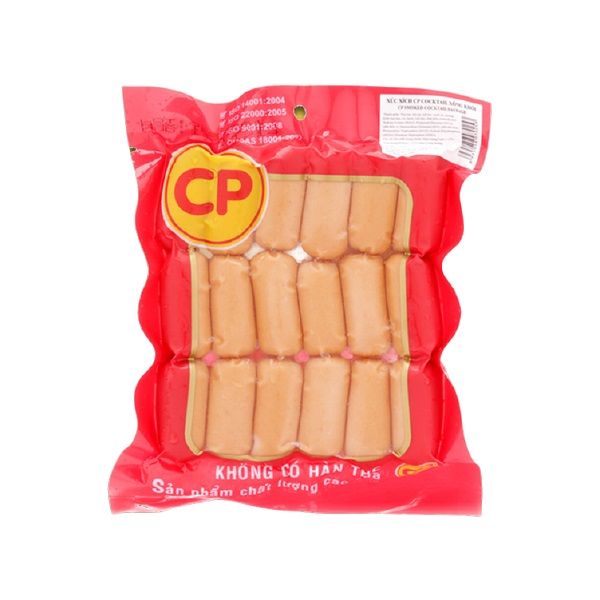 Xúc Xích Cocktail Xông Khói CP 500g