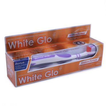 Kem Đánh Răng WHITE GLO Cho Người Hút Thuốc 150g