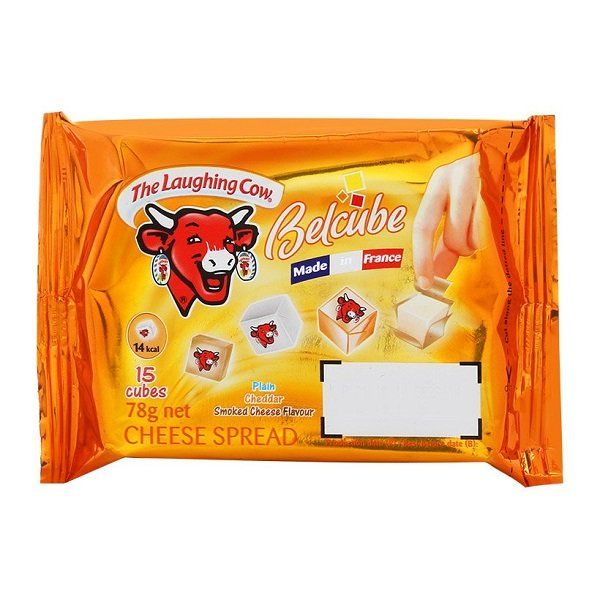 Phô Mai Con Bò Cười Vị Sữa, Cheddar, Khói 78g