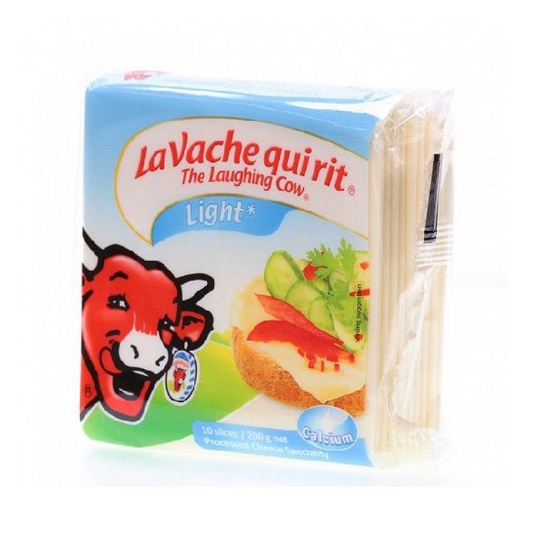 Phô Mai Lát Con Bò Cười Light 200g