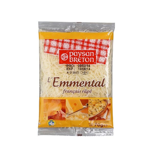 Phô Mai Emmental Paysan Breton Sợi 70g