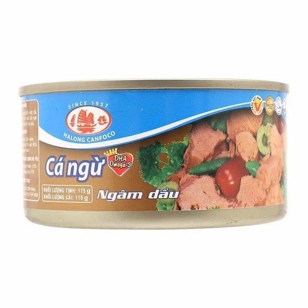 Cá Ngừ Xắt Khúc Ngâm Dầu Hạ Long 175g