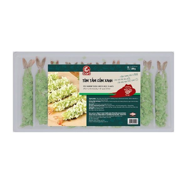 Tôm Tẩm Cốm Xanh Cofidec 200g