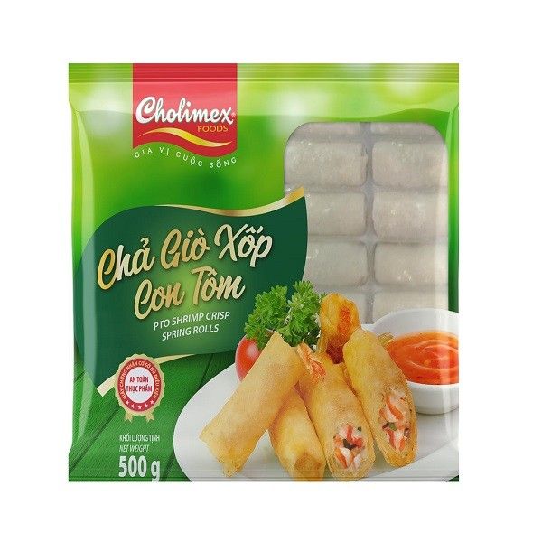 Chả Giò Xốp Con Tôm PTO Cholimex 500g