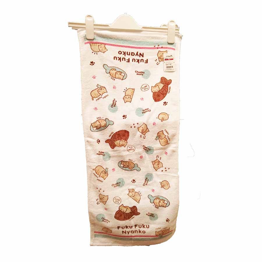 Khăn Mặt Xén In Hoạt Tính Hình Thú 34 x 80 cm